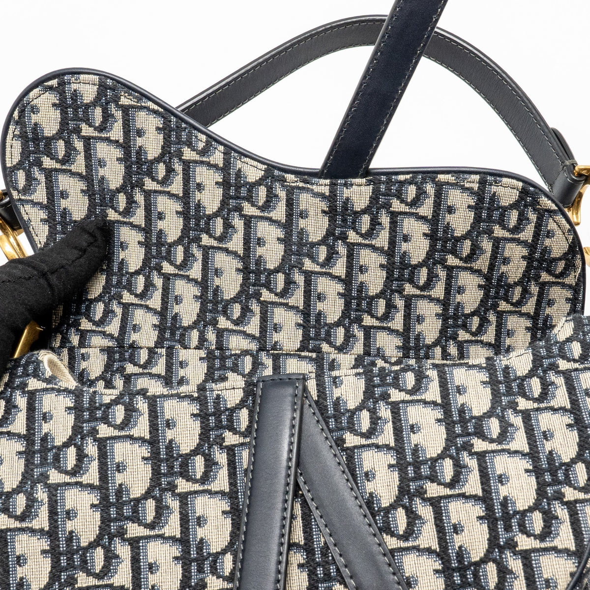 dior-medium-saddle-bag-blue-oblique-canvas-ghw-2