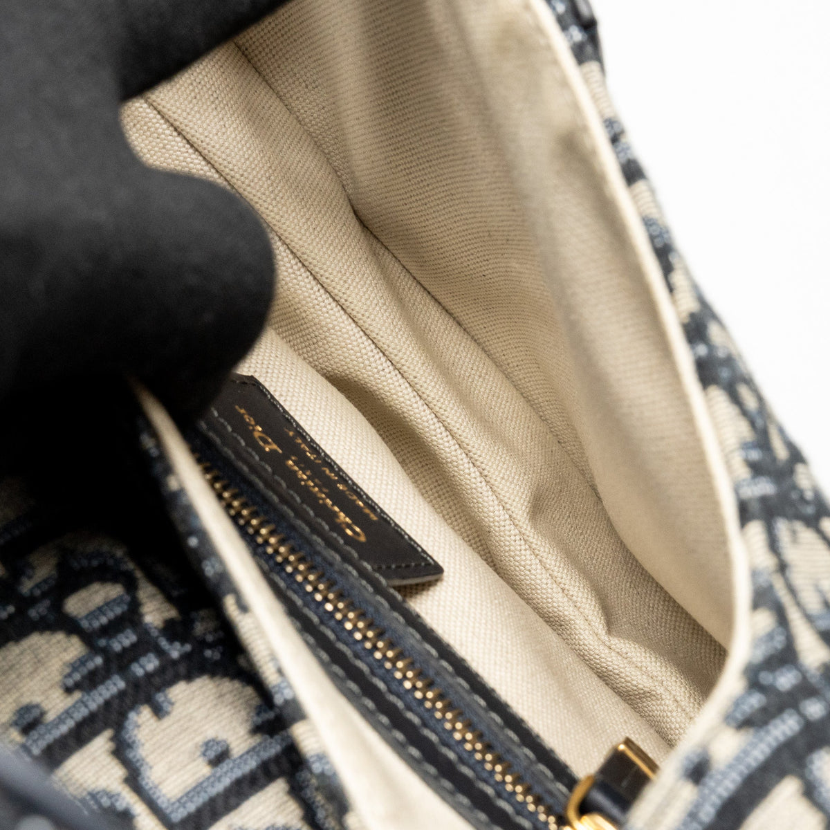 dior-medium-saddle-bag-blue-oblique-canvas-ghw-2