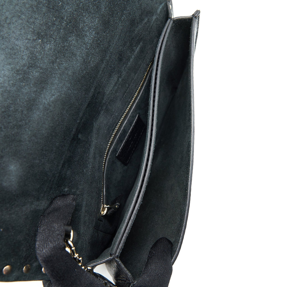 valentino-garavani-rockstud-leather-clutch-black