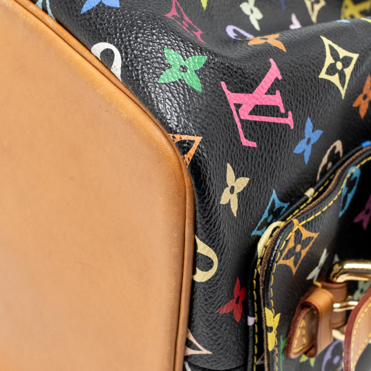louis-vuitton-petit-noe-black-multicolour-monogram-canvas-ghw-1
