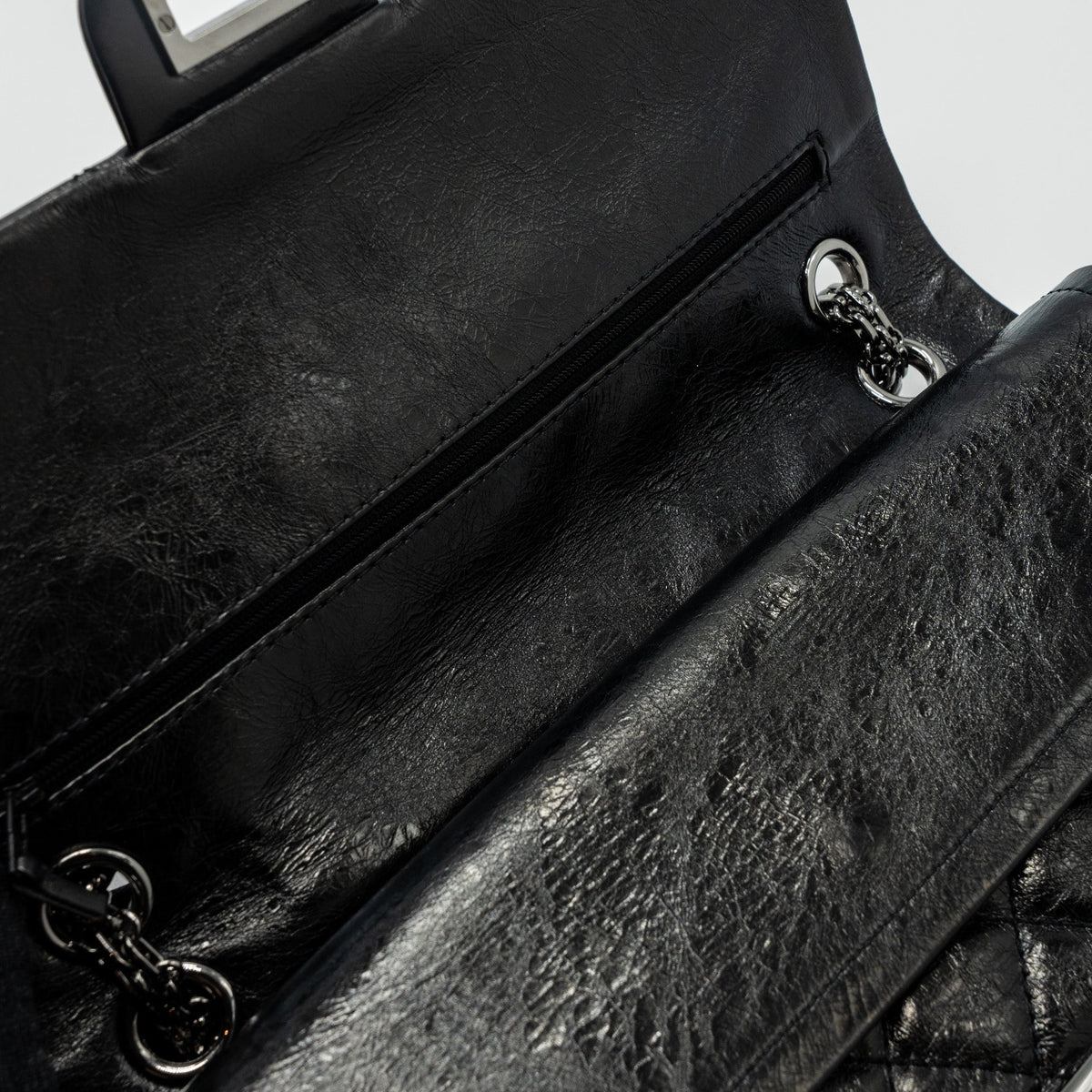 chanel-2-55-226-reissue-double-flap-bag-grained-calfskin-black-shw