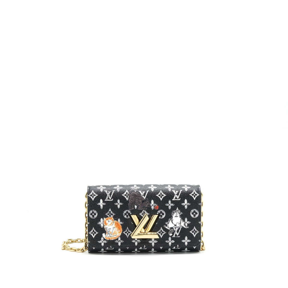 louis-vuitton-twist-chain-wallet-monogram-catogram-cat-black