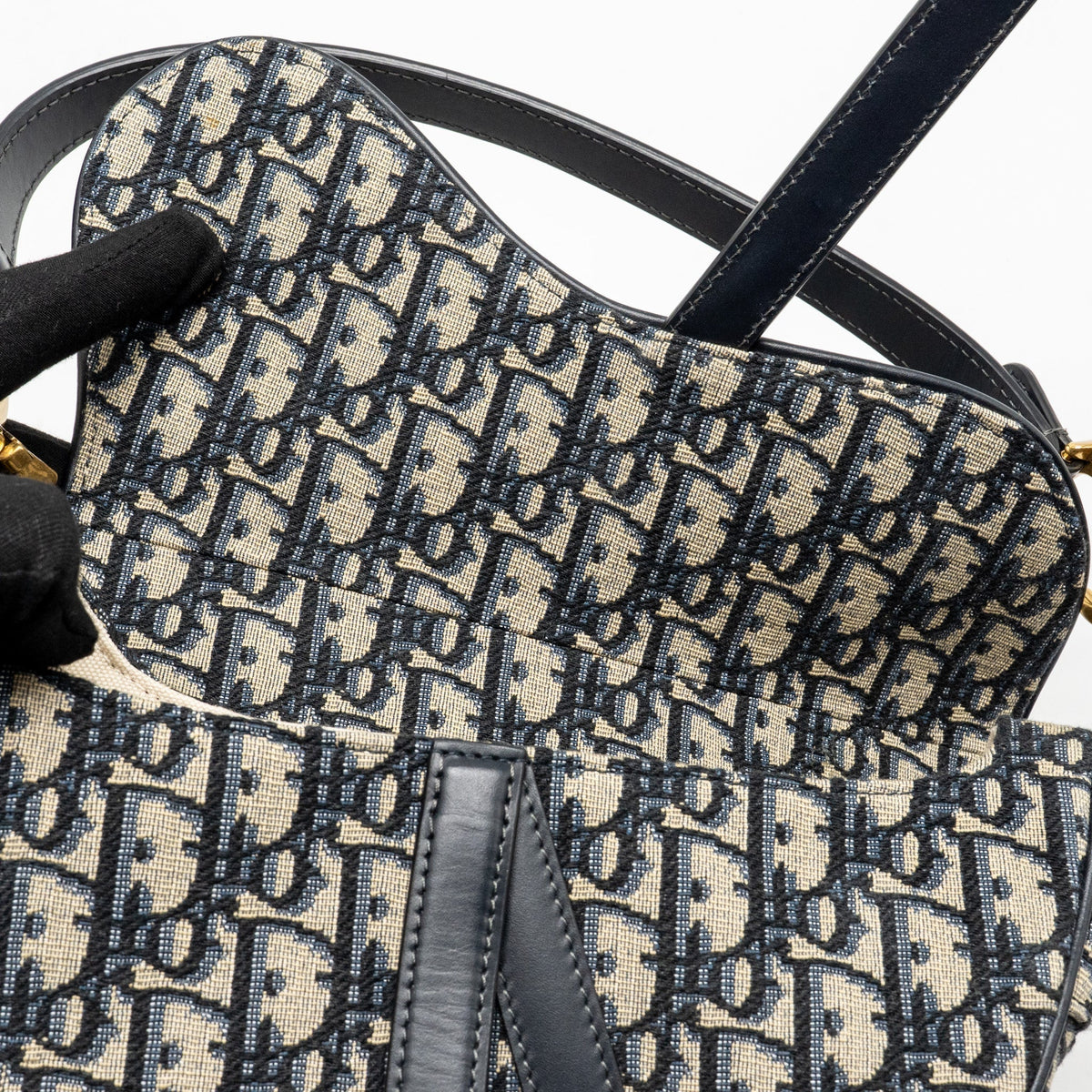 dior-medium-saddle-bag-blue-oblique-canvas-ghw-1