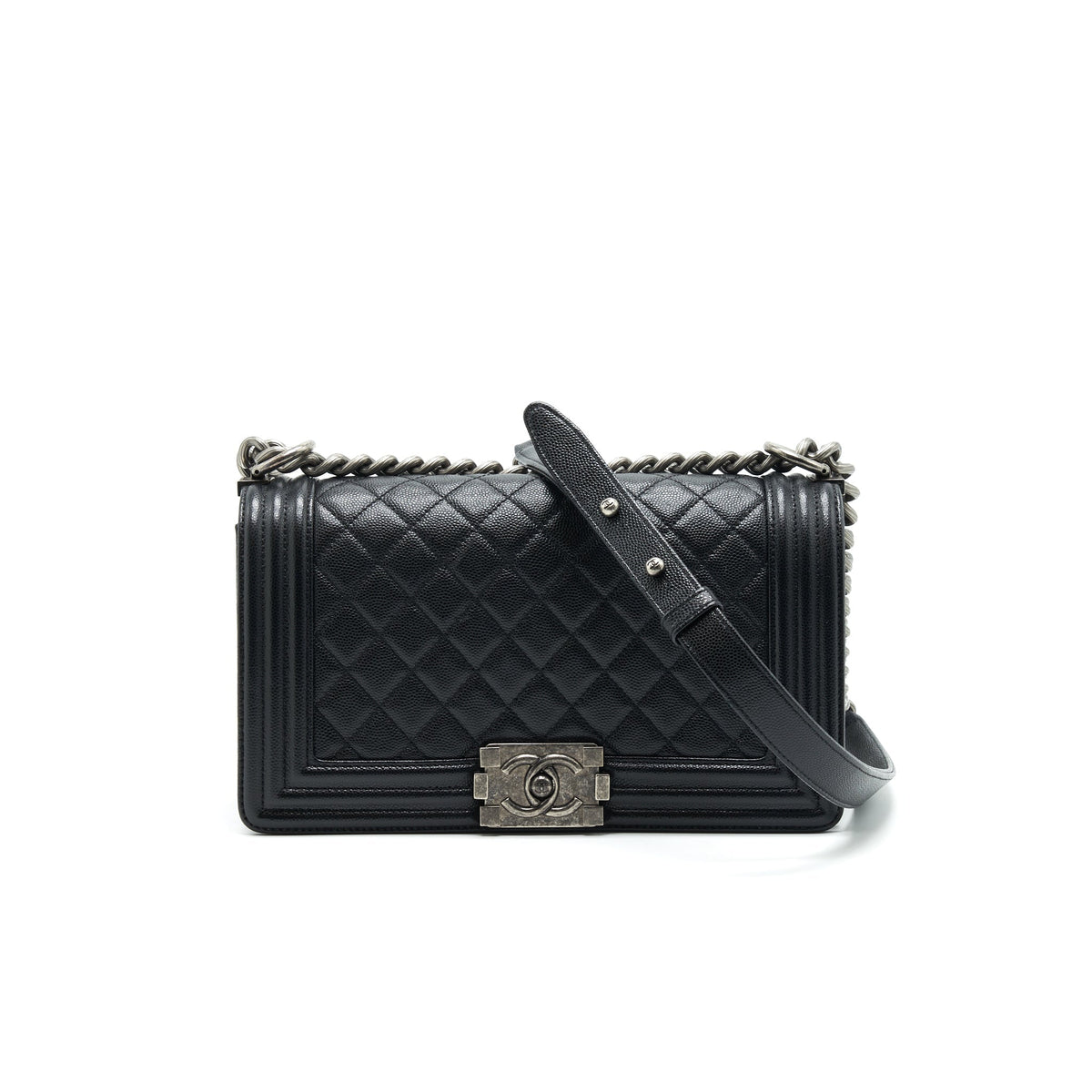 chanel-caviar-old-medium-leboy-bag-black-with-ruthenium-hardware