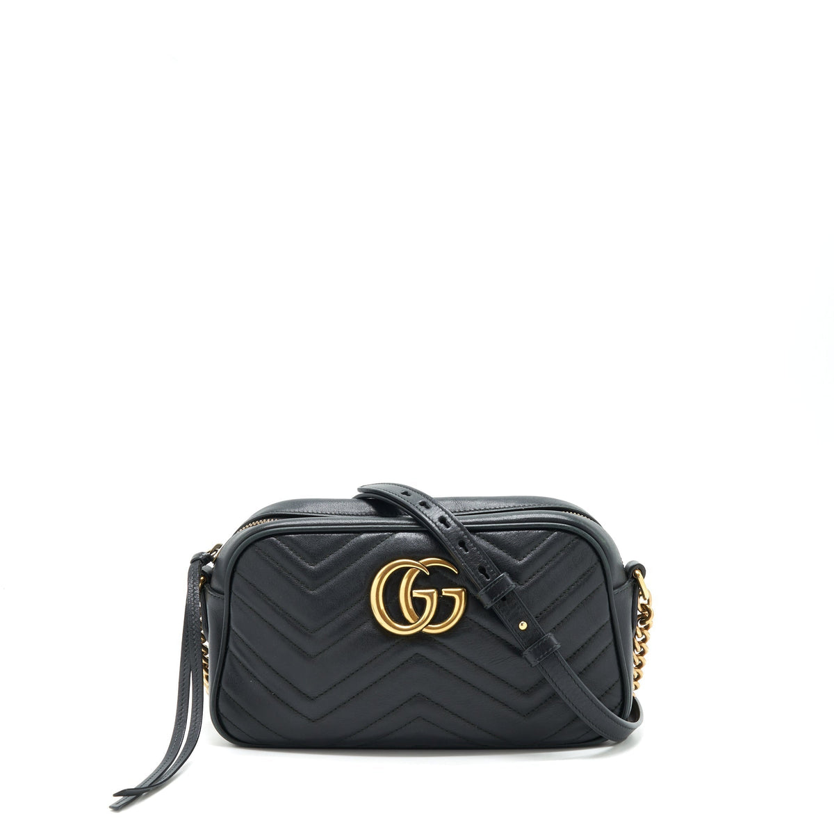 gucci-marmont-small-matelasse-shoulder-bag-black-ghw