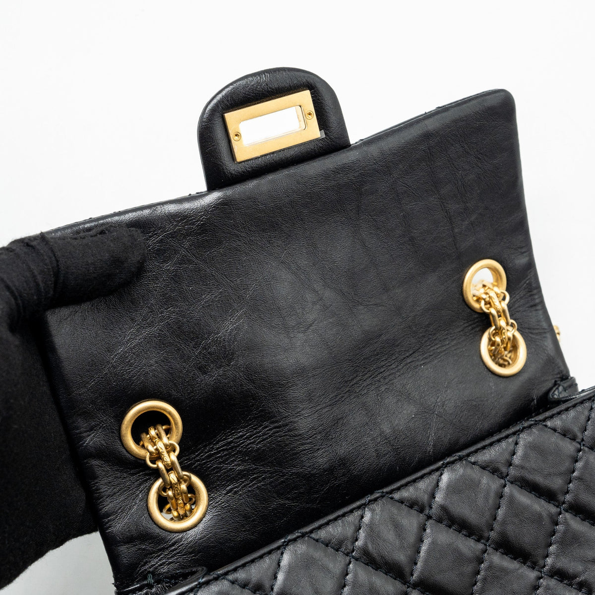 chanel-mini-2-55-reissue-flap-bag-aged-calfskin-black-ghw-2