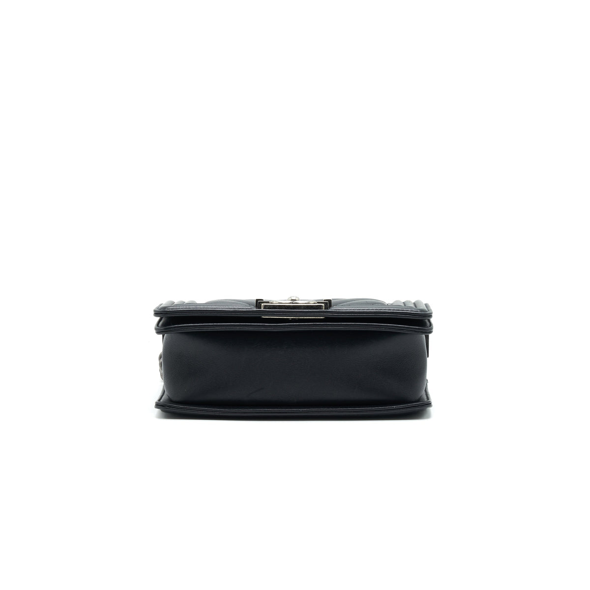 chanel-small-chevron-leboy-bag-calfskin-black-with-shw