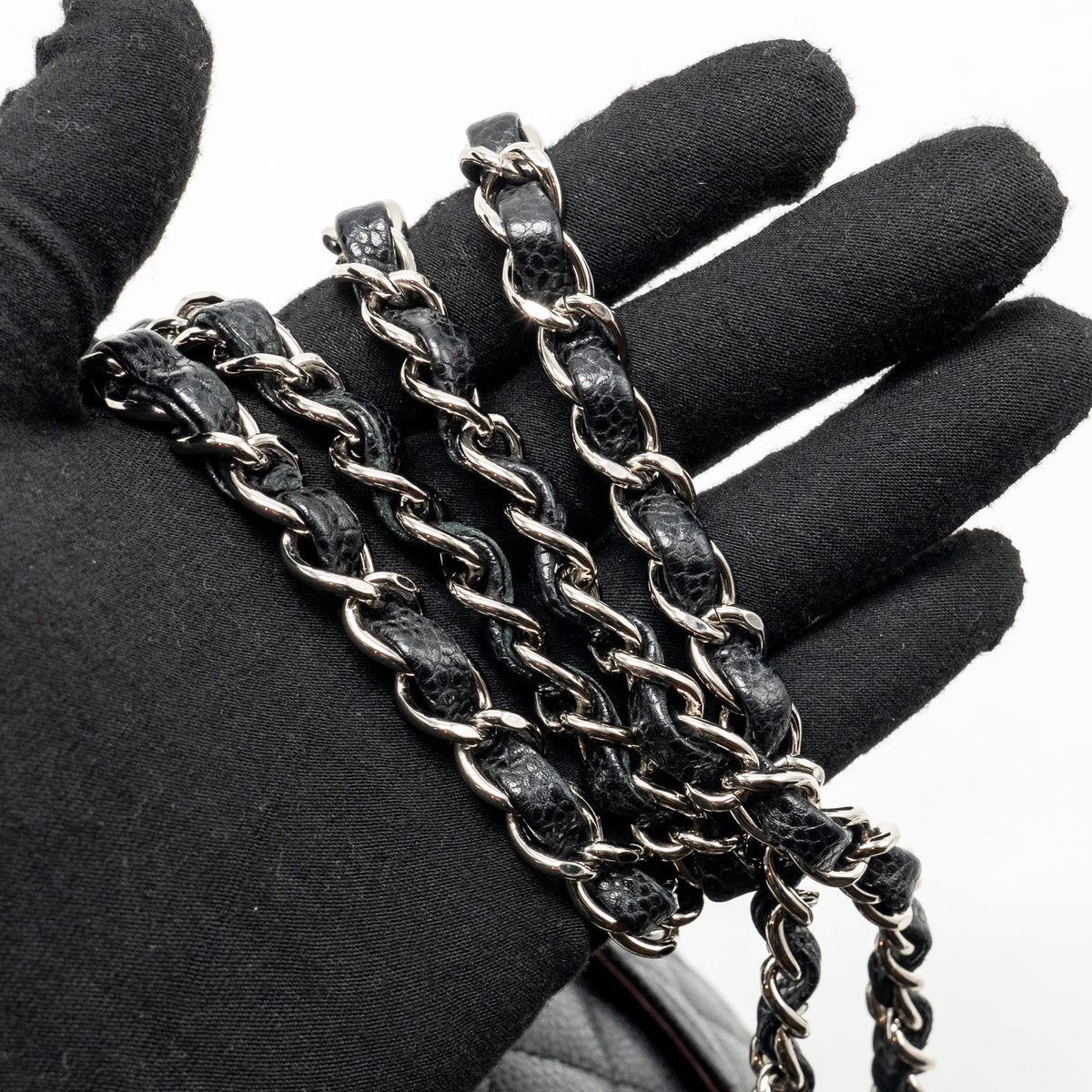 chanel-medium-classic-double-flap-bag-caviar-black-shw-14