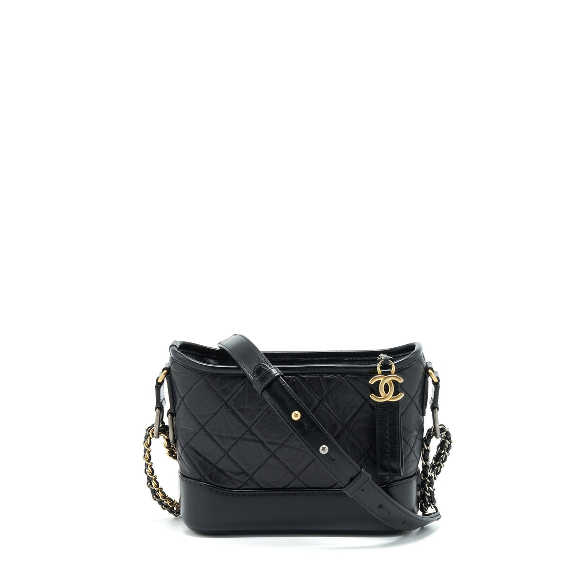 chanel-small-gabrielle-hobo-bag-calfskin-black-with-multicolour-hardware