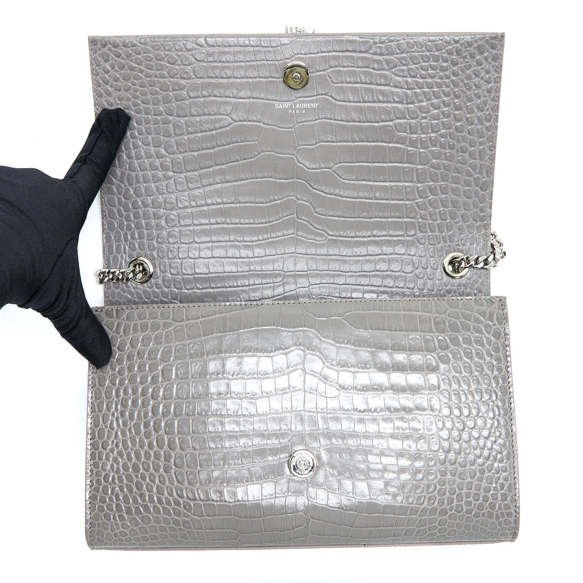 saint-laurent-kate-bag-croc-embossed-grey-shw