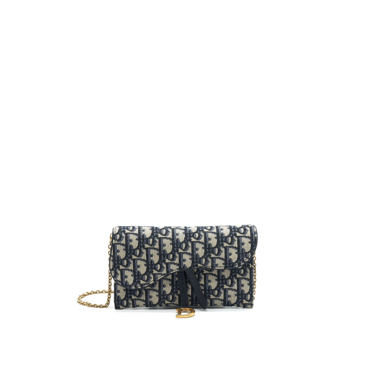 dior-oblique-jacquard-saddle-wallet-with-chain