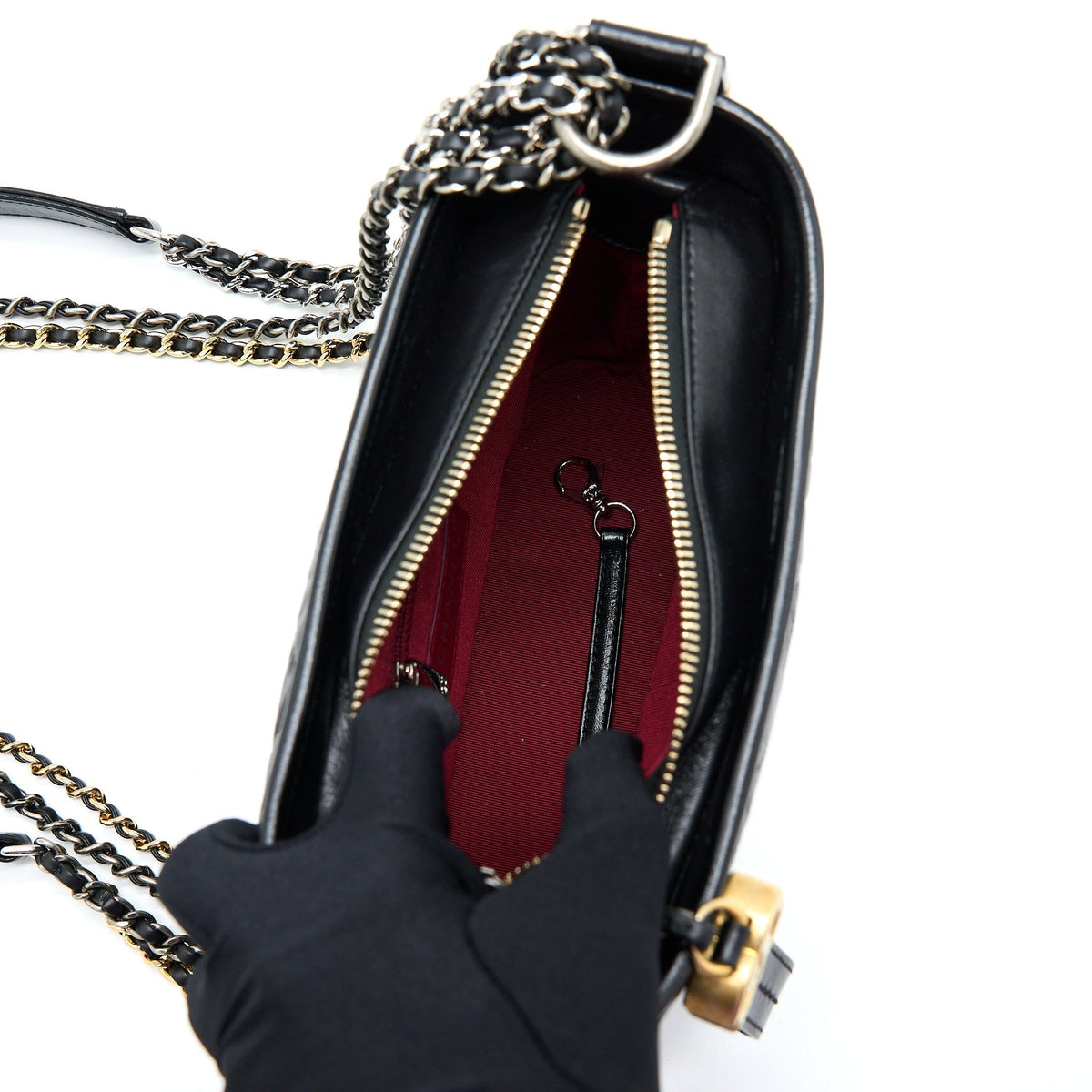 chanel-small-gabrielle-hobo-bag-calfskin-black-with-multicolour-hardware