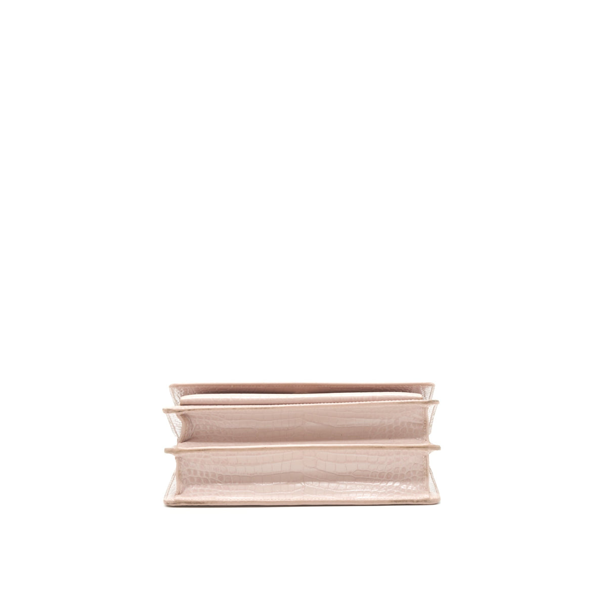 saint-laurent-sunset-bag-crocodile-embossed-pink-shw