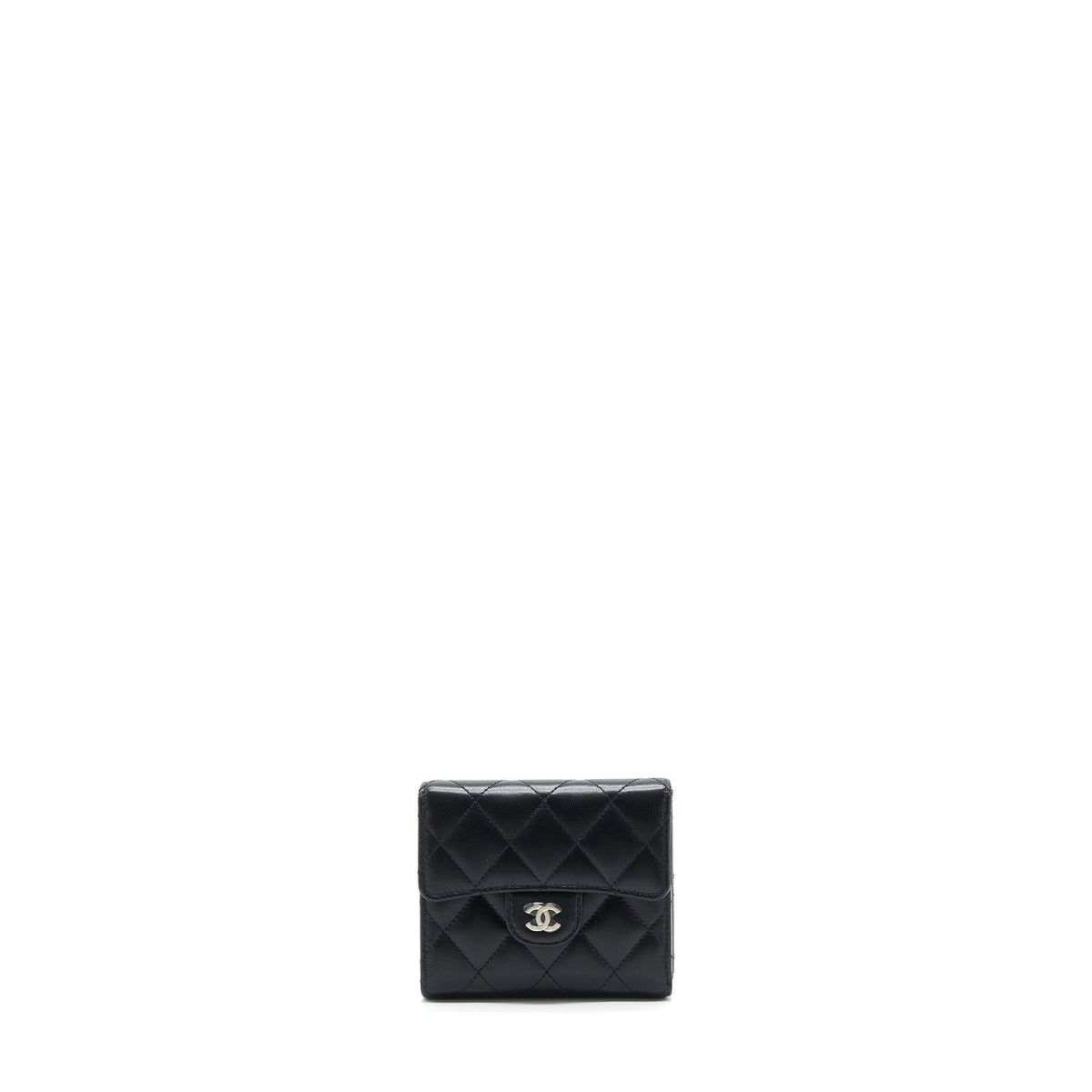 chanel-small-classic-compact-wallet-lambskin-black-shw