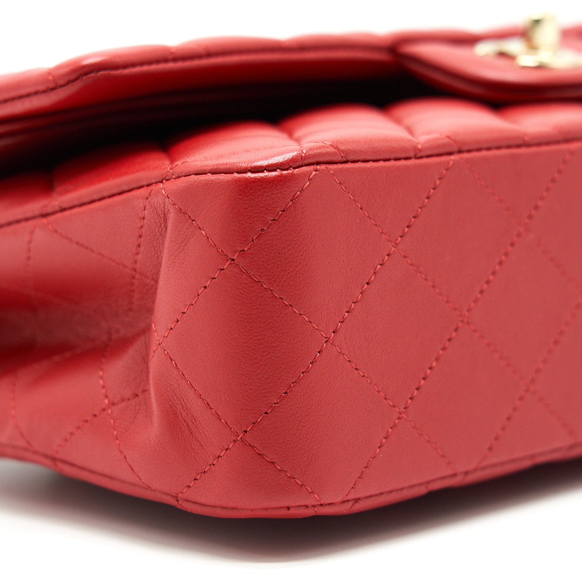 chanel-medium-classic-double-flap-bag-red-lghw-serial29