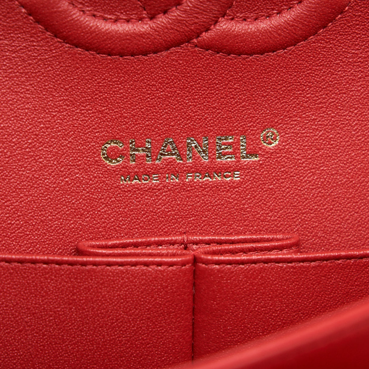 chanel-medium-classic-double-flap-bag-red-lghw-serial29