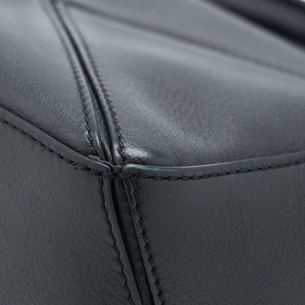 loewe-mini-puzzle-calfskin-black-shw