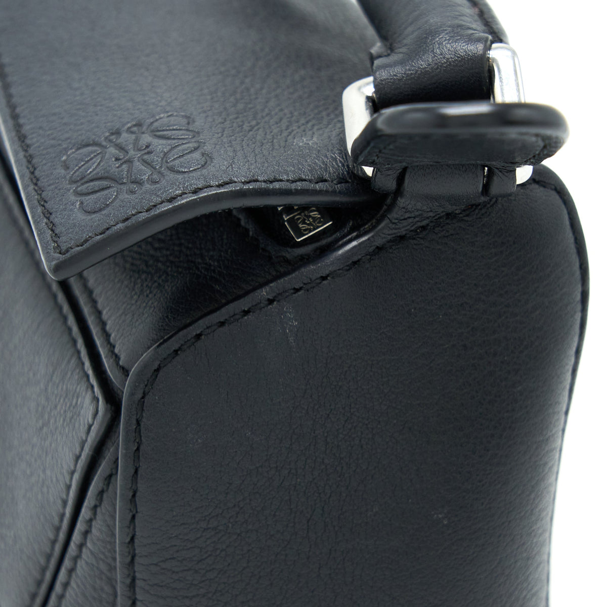 loewe-mini-puzzle-calfskin-black-shw