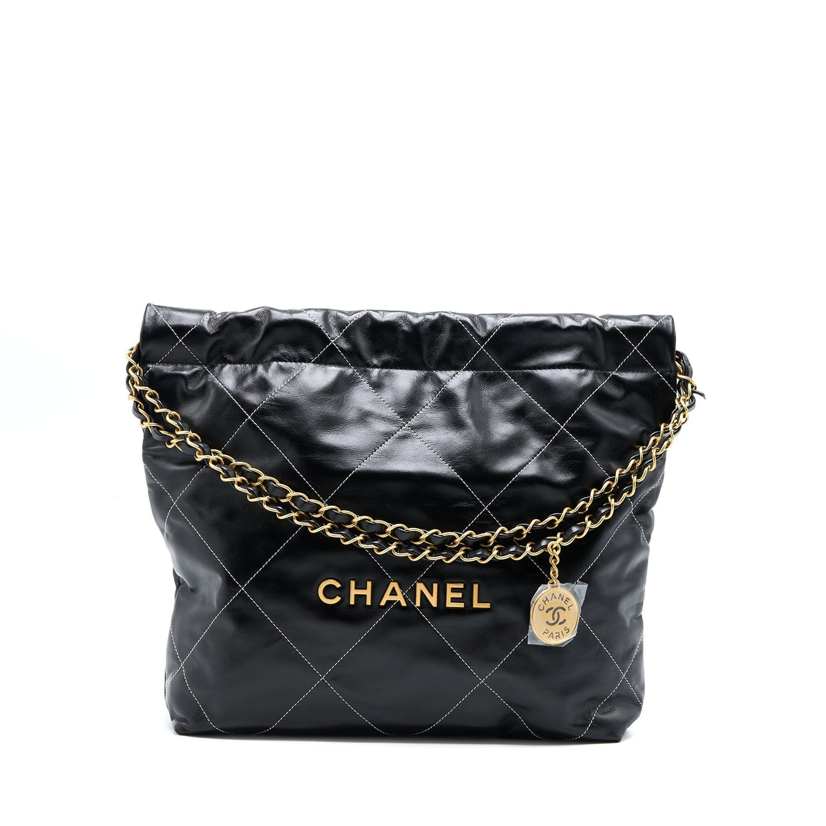 chanel-small-22-bag-shiny-calfskin-black-ghw-microchip