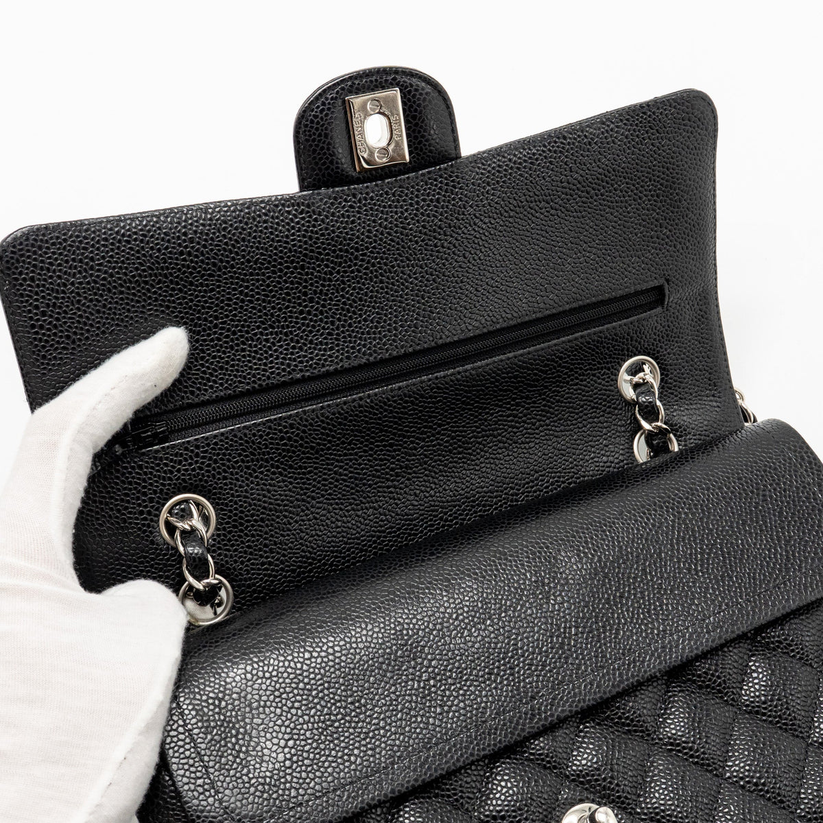 chanel-medium-classic-double-flap-bag-caviar-black-shw-copy-1
