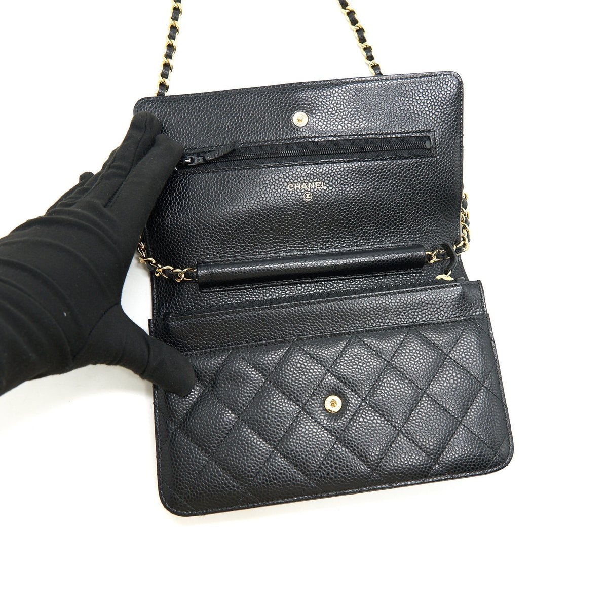 chanel-wallet-on-chain-cavier-black-with-ghw-2