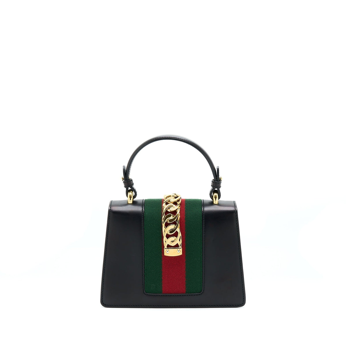 gucci-mini-top-handle-sylvie-bag-black-ghw