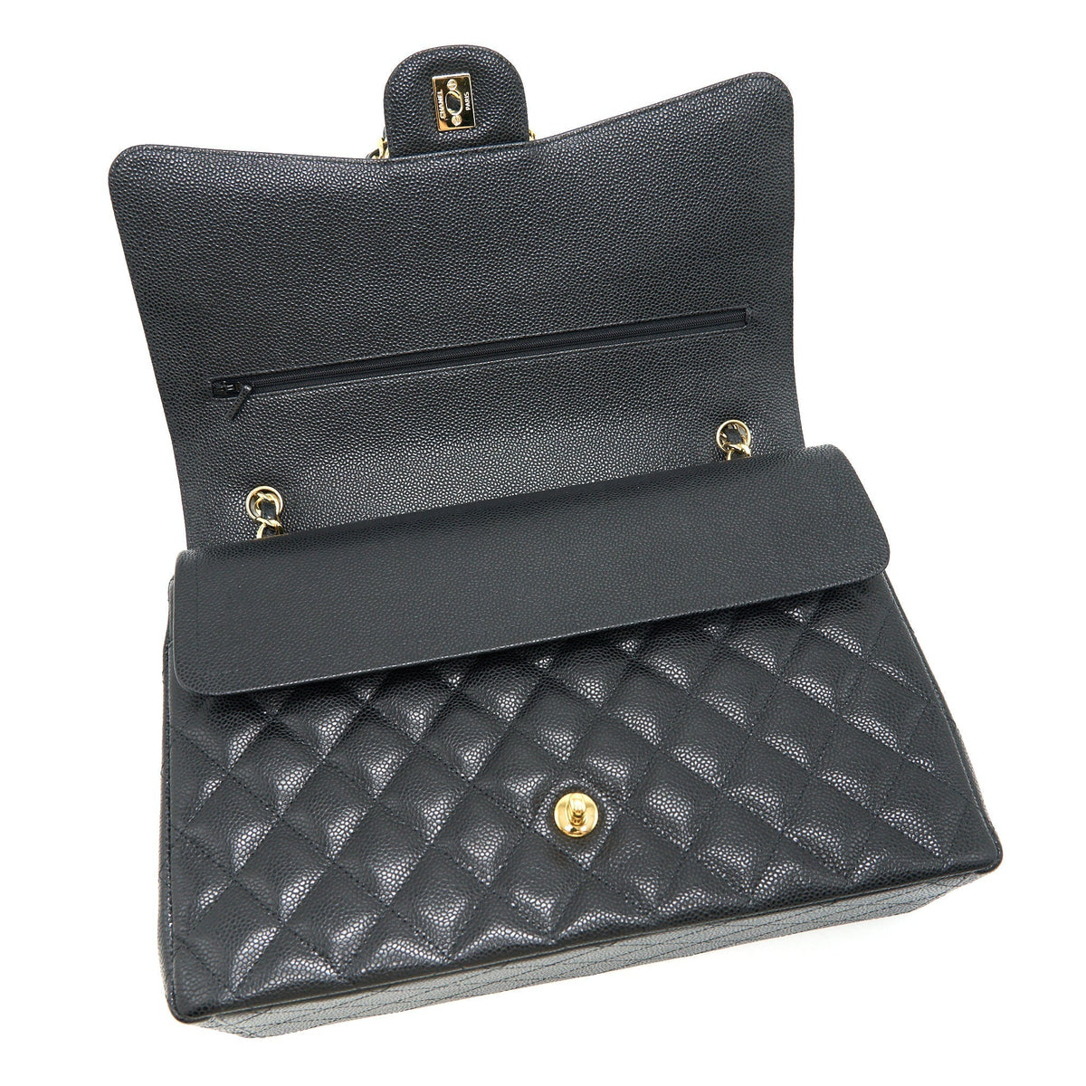 chanel-maxi-classic-double-flap-black-caviar-ghw