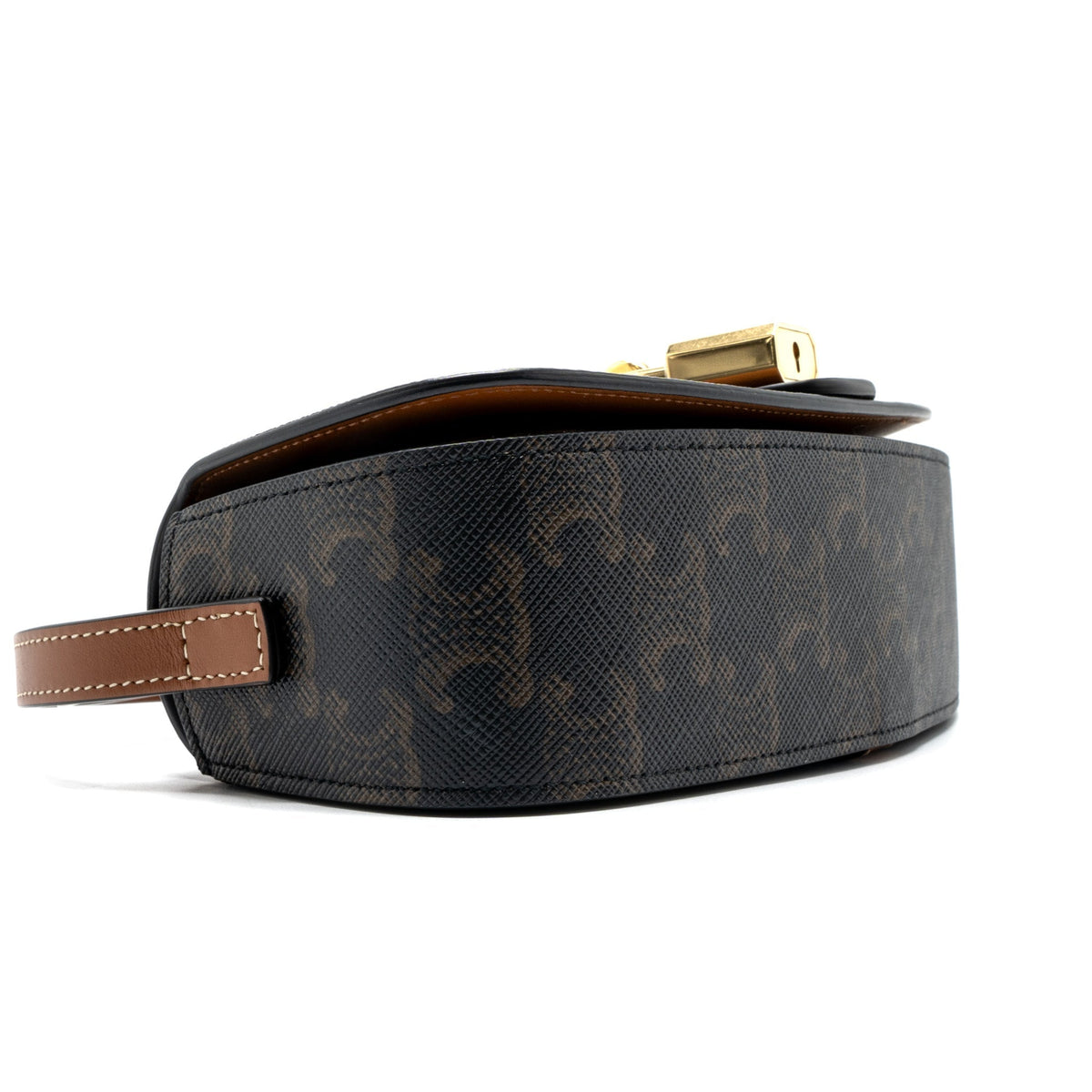 celine-clutch-on-strap-tabou-triomphe-canvas-calfskin-tan-ghw