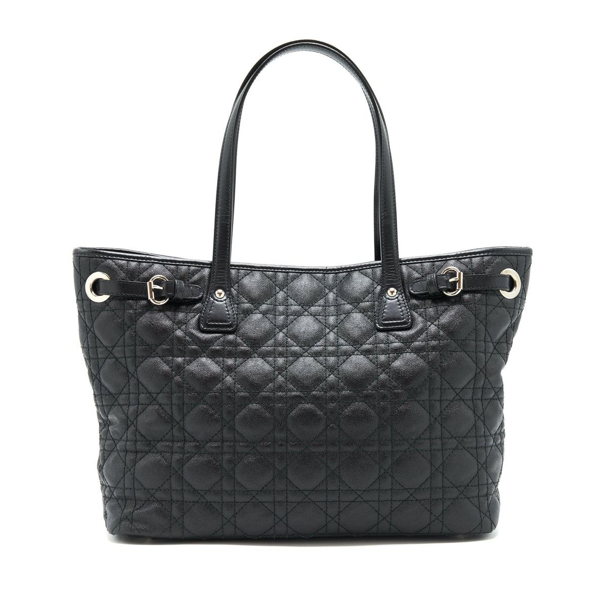 dior-lady-dior-tote-bag-canvas-black-shw