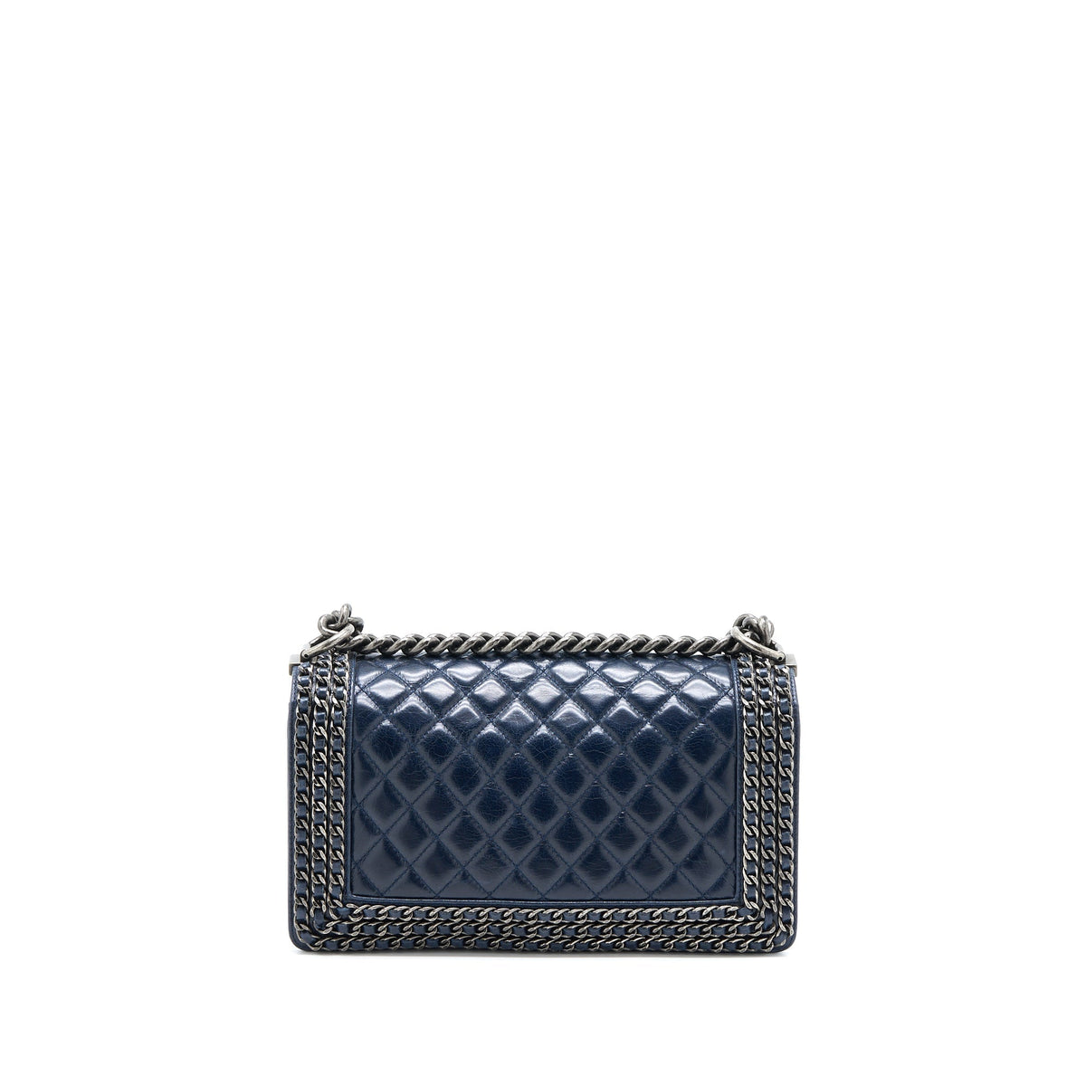 chanel-medium-boy-bag-limited-edition-with-chain-edge-aged-calfskin-navy-ruthenium-hardware