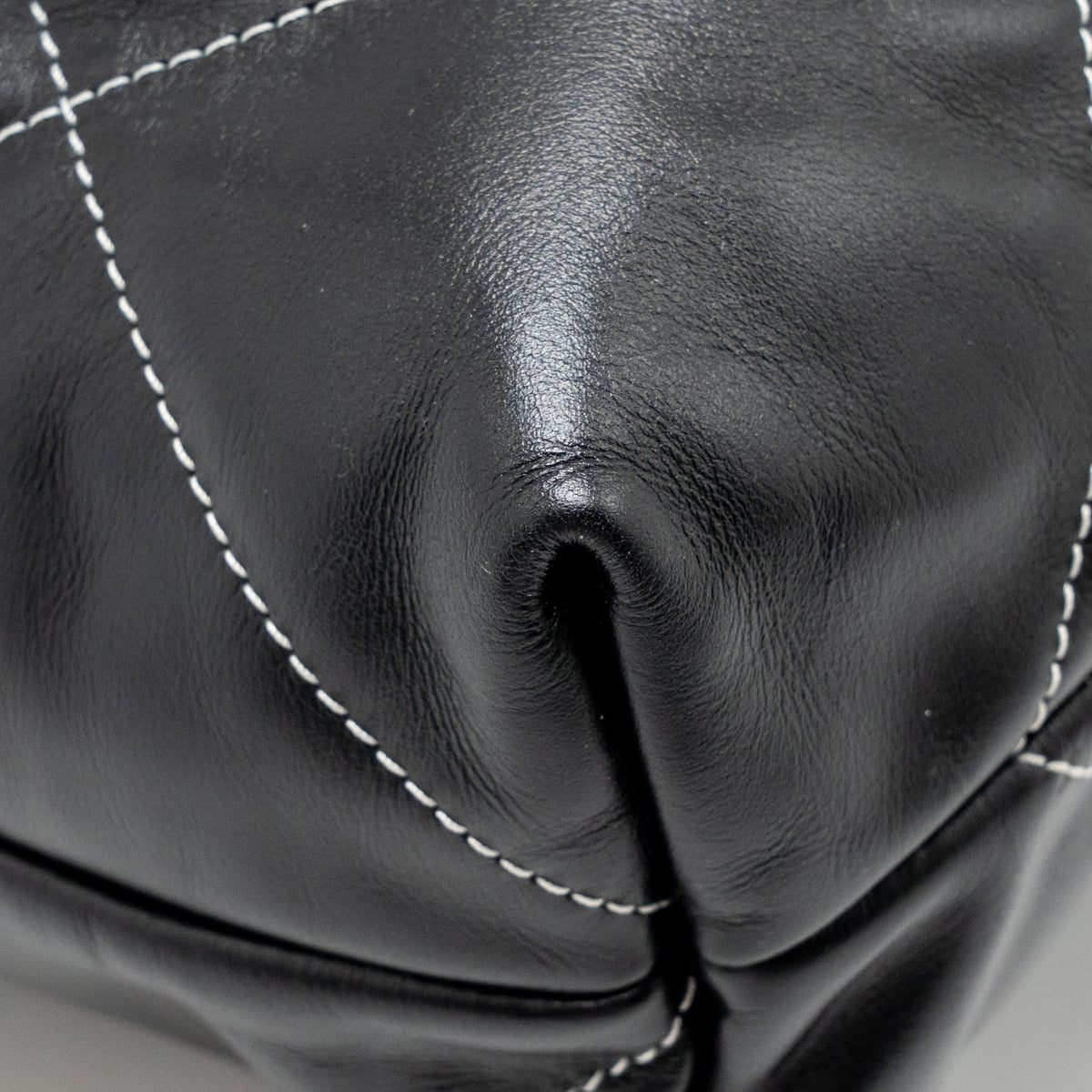 chanel-small-22-bag-white-stitching-calfskin-black-ghw-microchip