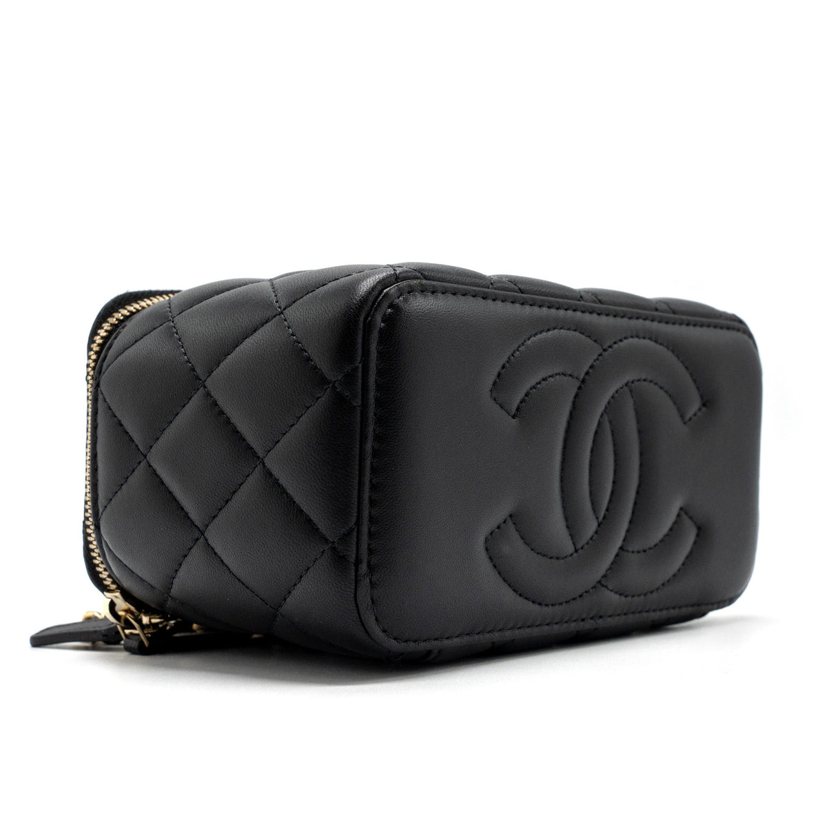 copy-of-chanel-top-handle-long-vanity-with-chain-lambskin-black-ghw-microchip