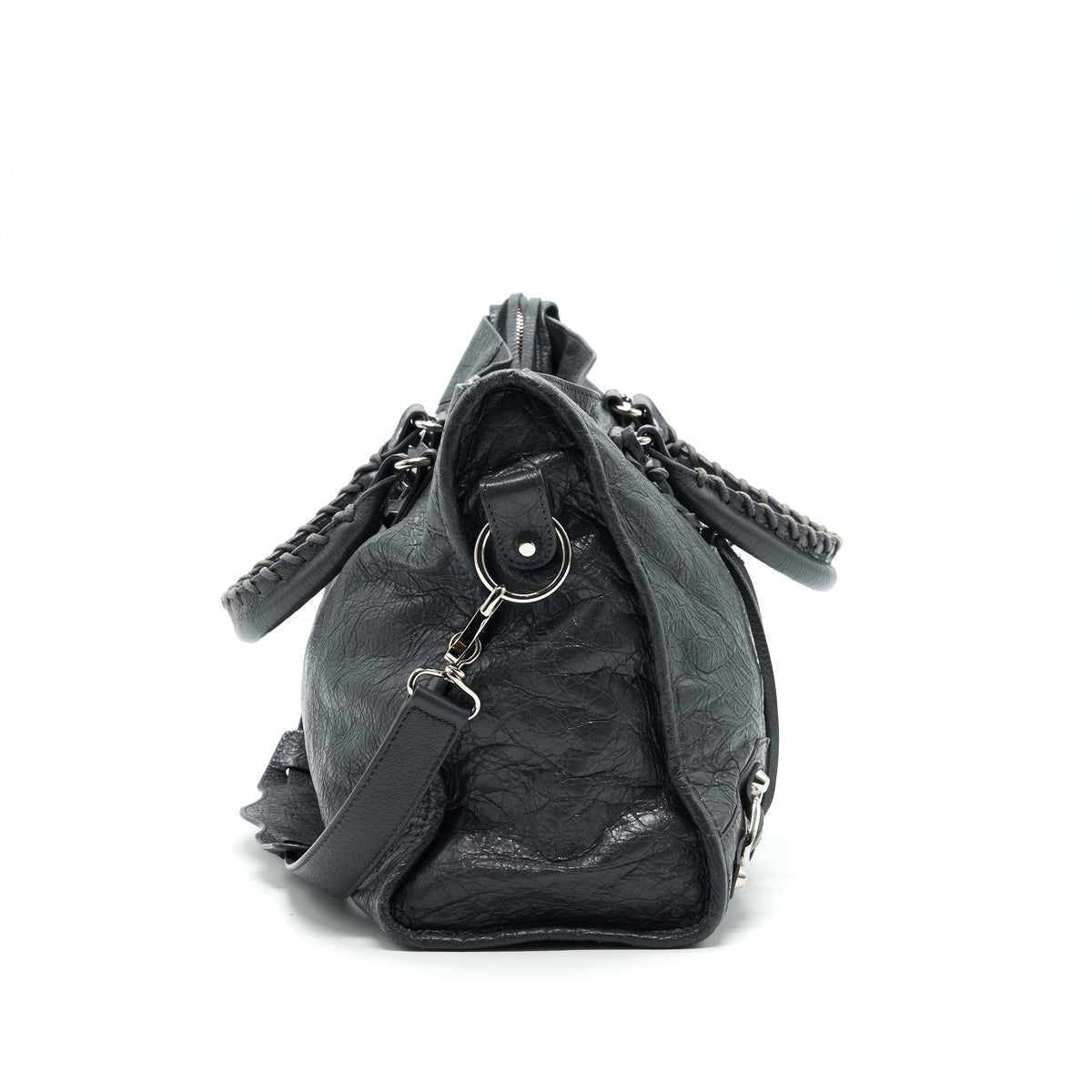 balenciaga-medium-giant-city-bag-grey-with-shw