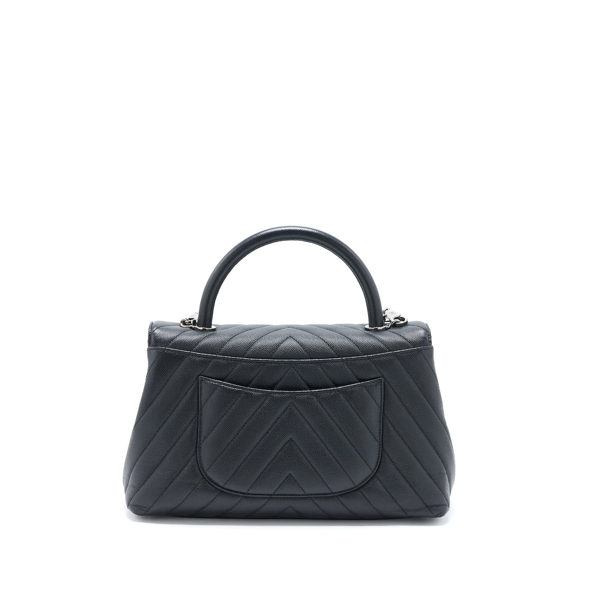 copy-of-chanel-medium-coco-handle-chevron-caviar-black-shw