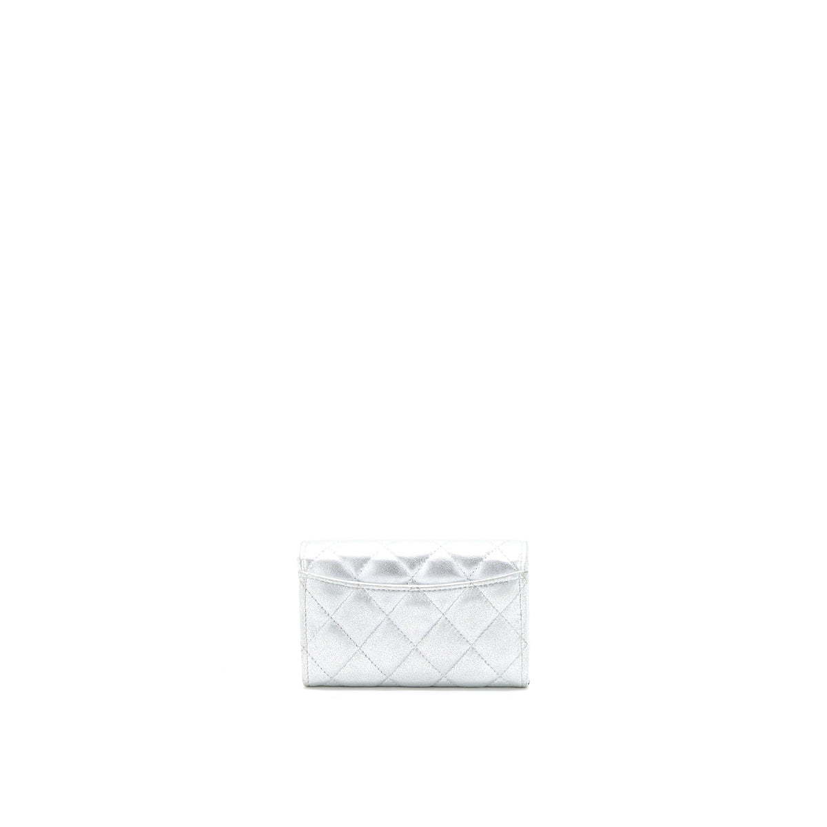 chanel-quilted-classic-flap-card-holder-lambskin-silver-shw