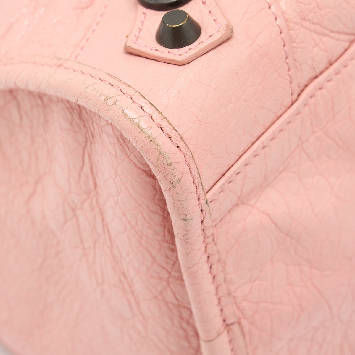 balenciaga-classic-city-bag-leather-pink-black-hardware