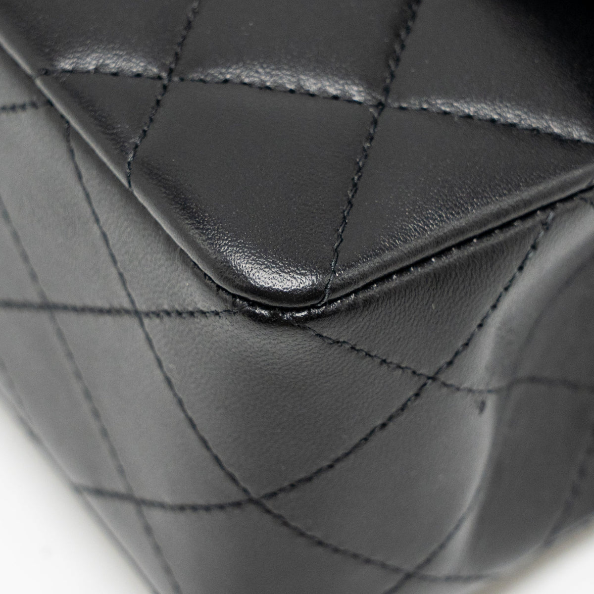 chanel-small-classic-double-flap-bag-lambskin-black-lghw-microchip