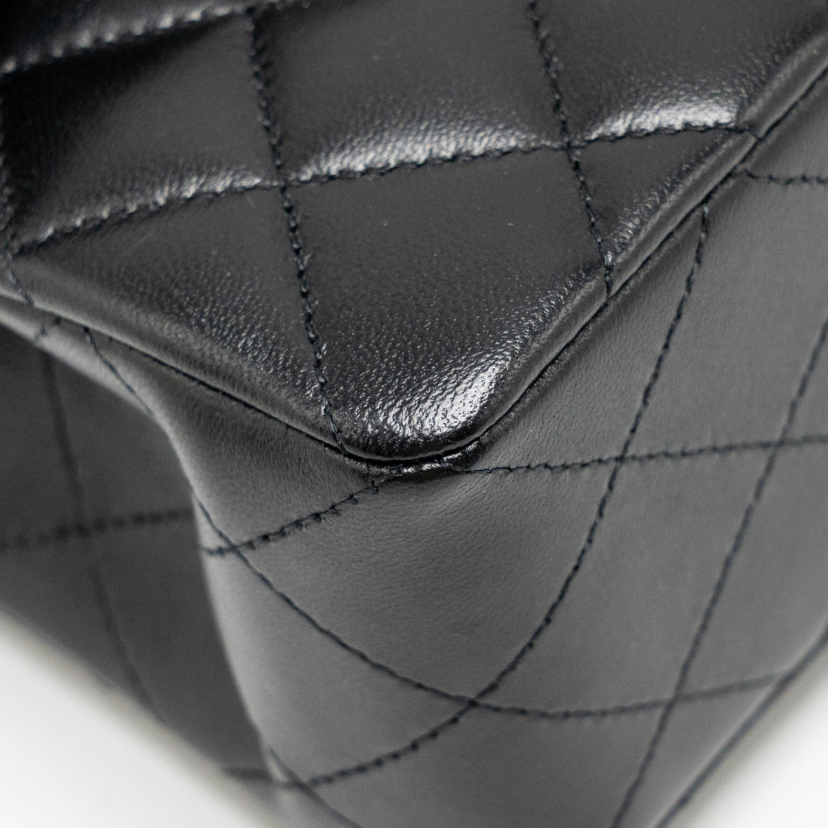 chanel-small-classic-double-flap-bag-lambskin-black-lghw-microchip