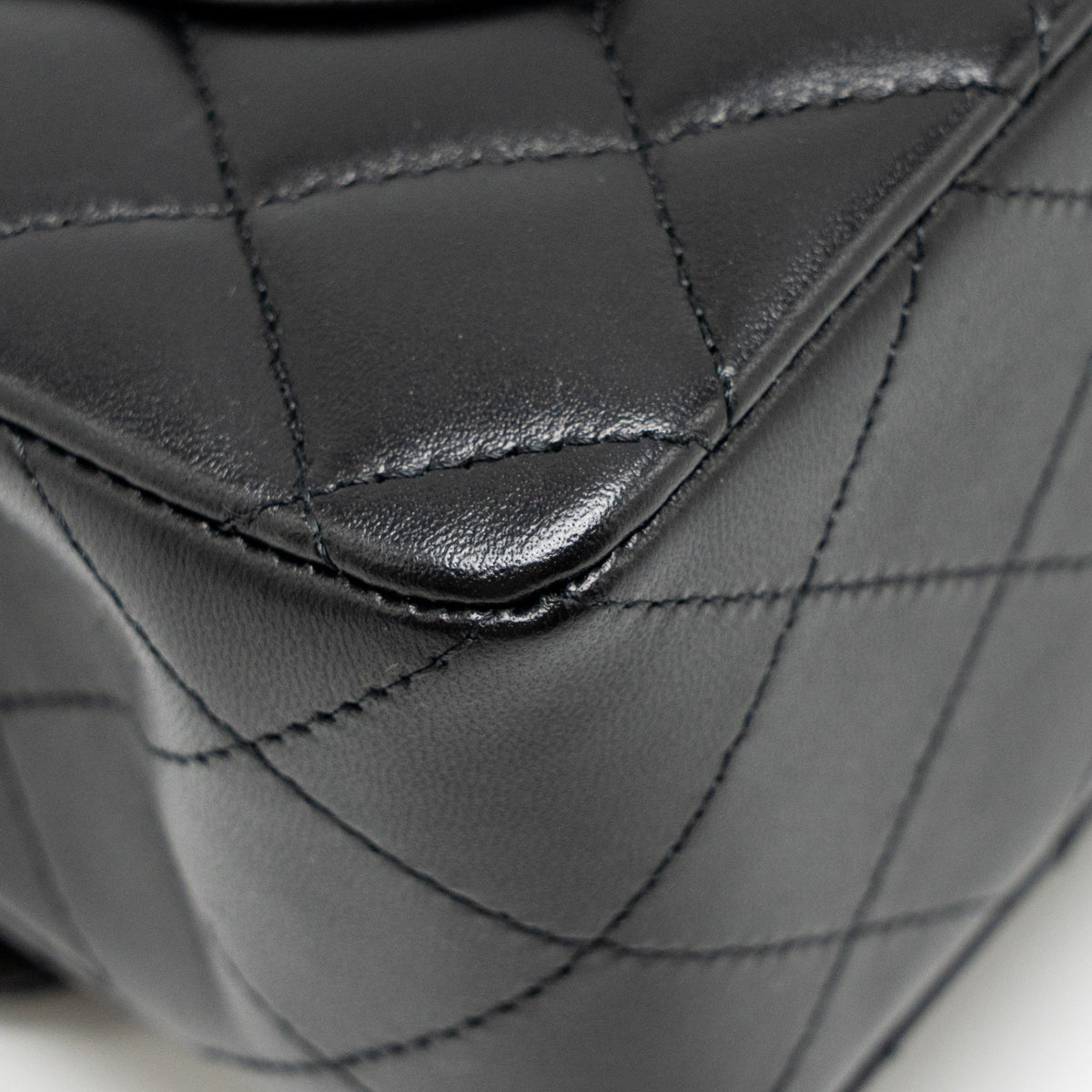 chanel-small-classic-double-flap-bag-lambskin-black-lghw-microchip