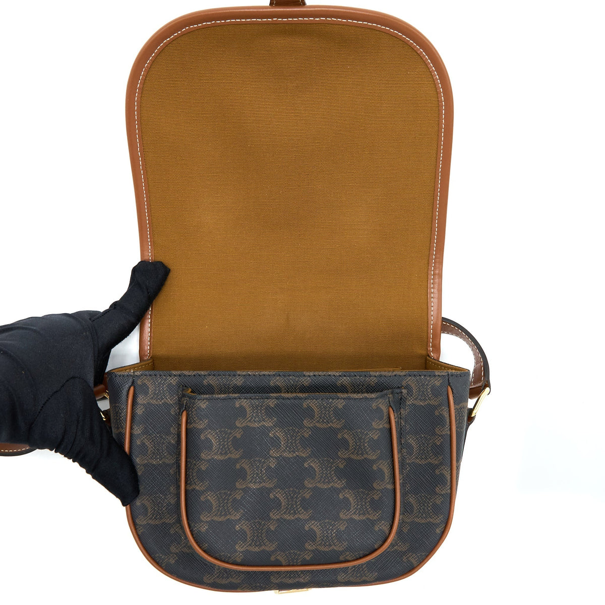celine-folco-medium-triomphe-canvas-bag-ghw-1