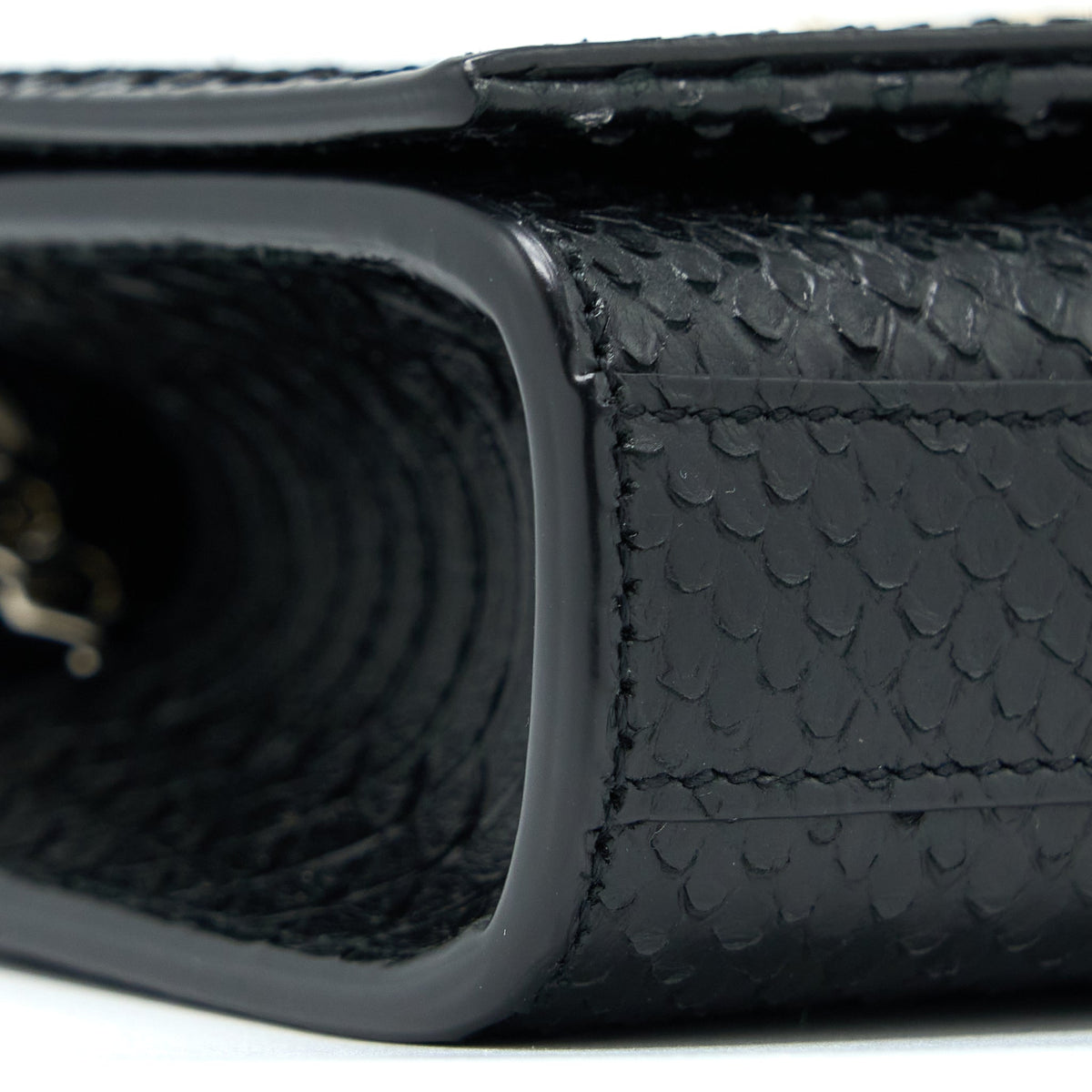 saint-laurent-small-kate-python-em-bossed-calfskin-black-shw