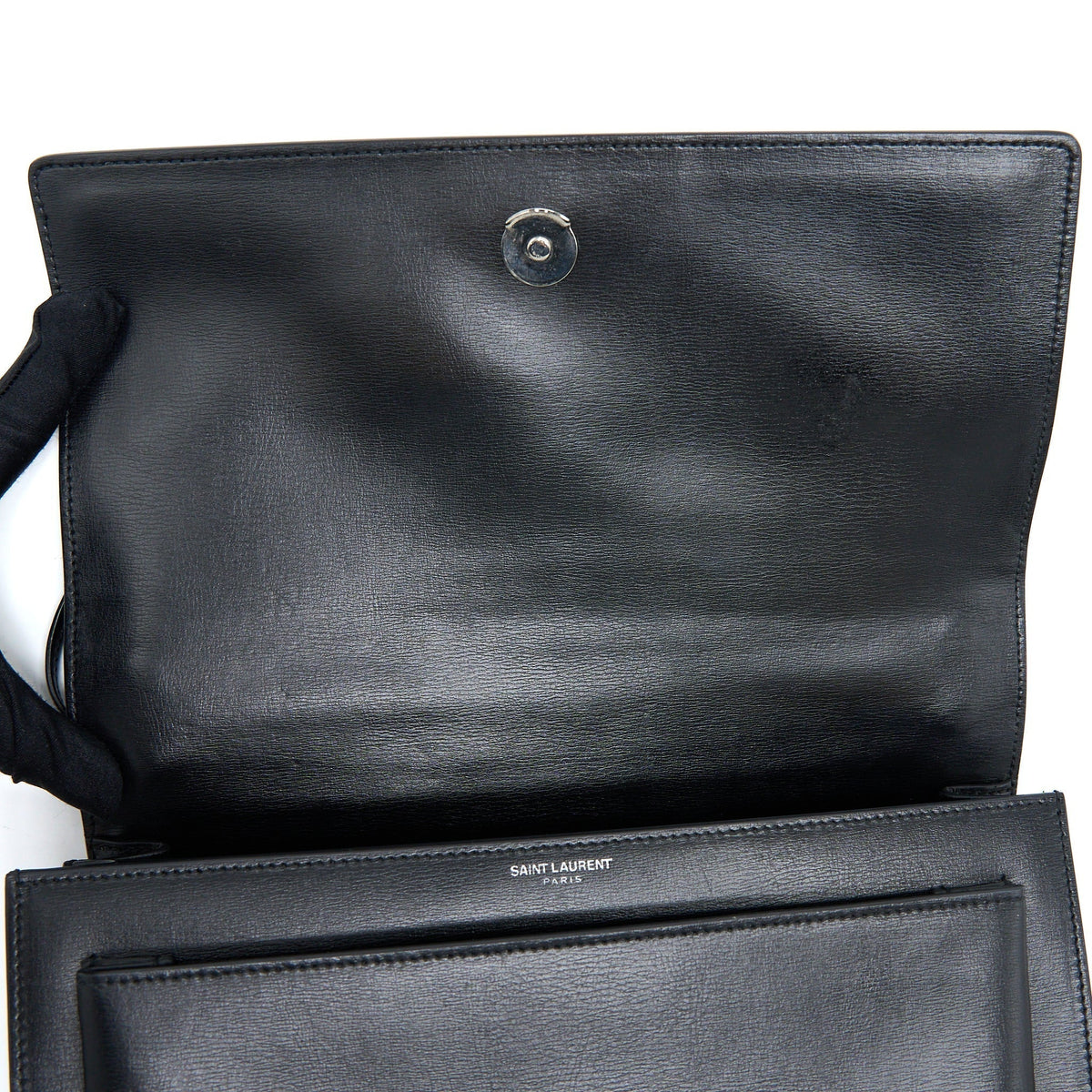 saint-laurent-ysl-sunset-large-chain-bag-calfskin-black-shw