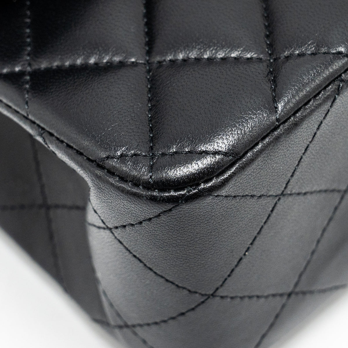 chanel-small-classic-double-flap-bag-lambskin-black-ghw-copy