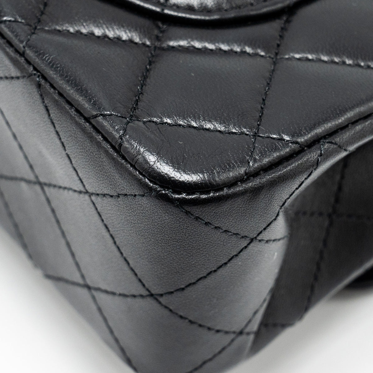 chanel-small-classic-double-flap-bag-lambskin-black-ghw-copy
