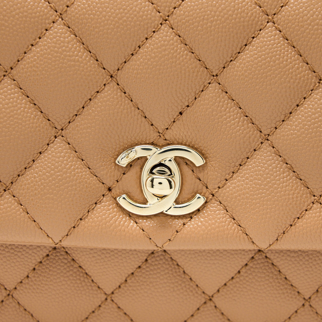 chanel-small-coco-handle-caviar-brown-ghw
