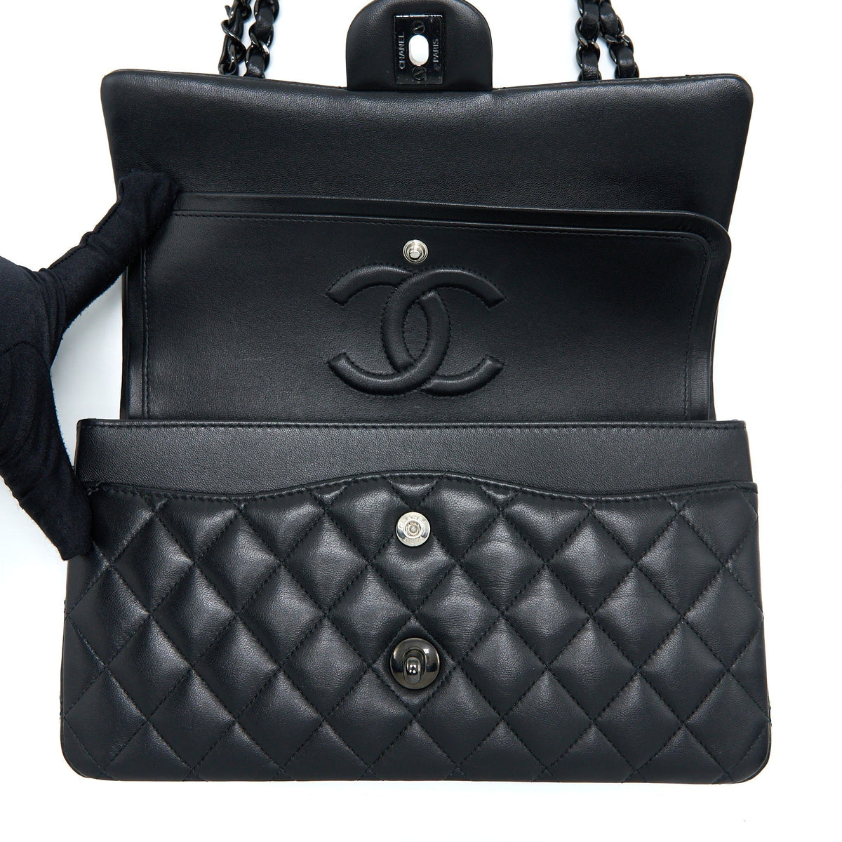 chanel-medium-classic-double-flap-bag-lambskin-so-black-microchip