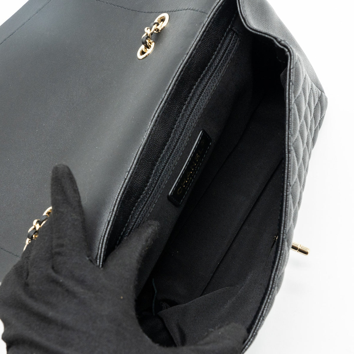 chanel-envelop-flap-bag-caviar-black-lghw