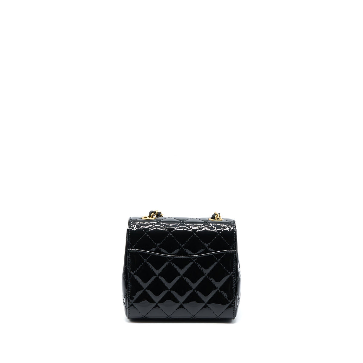 chanel-22k-square-flap-bag-patent-black-brushed-ghwmicrochip