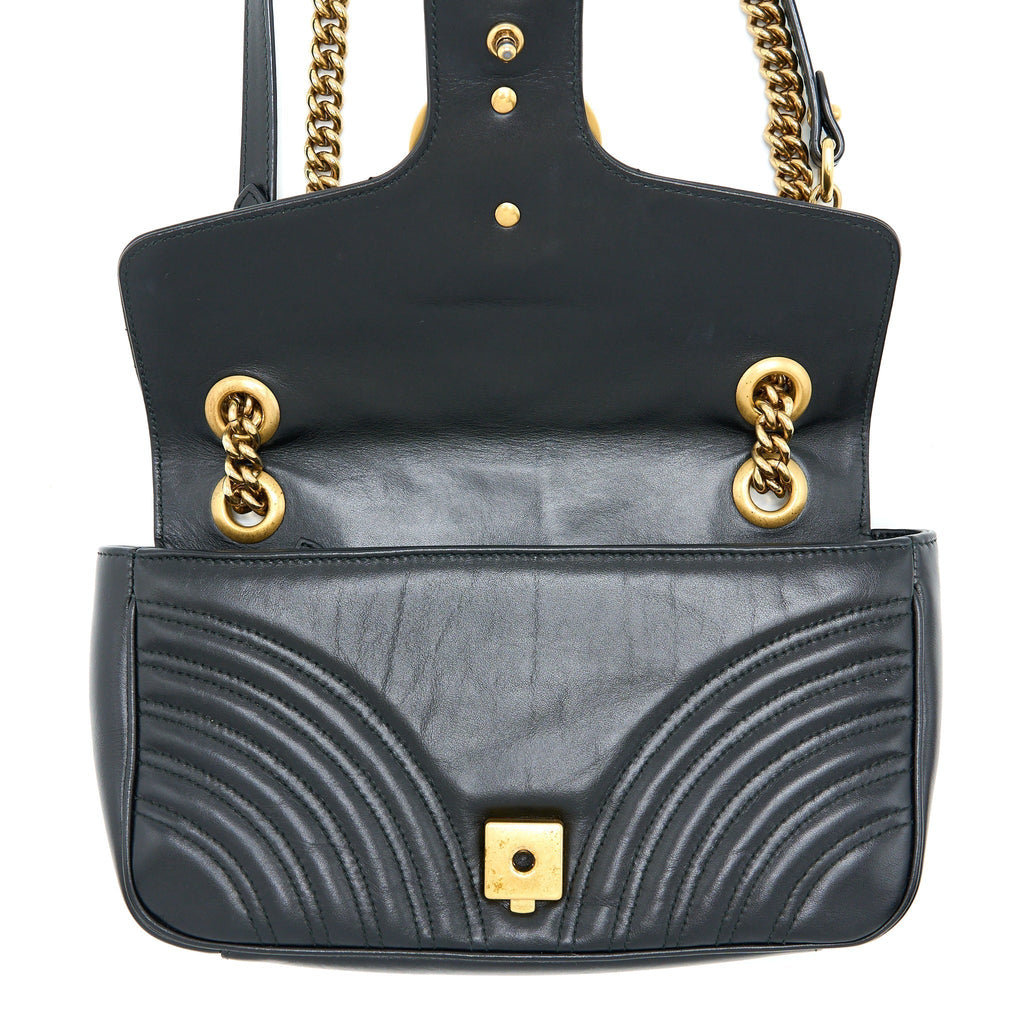 gucci-small-marmont-calfskin-black-ghw