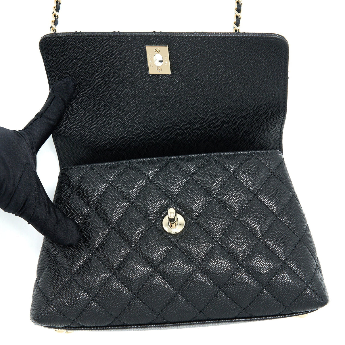 chanel-small-coco-handle-caviar-black-lghw-microchip-5